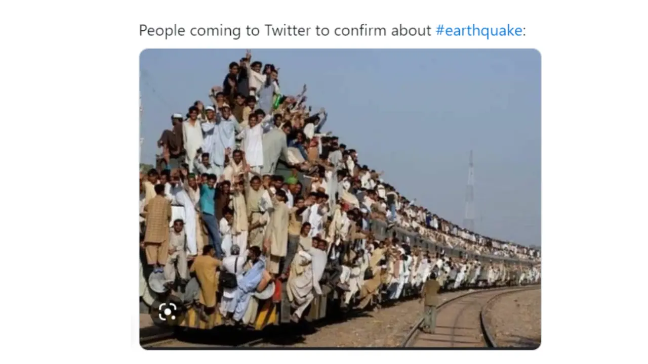Earthquake In Delhi 2023 दिल्ली में आया भूकंप , 6.6 रही तीव्रता फिर लोगों ने बनाये मीम्स (2)